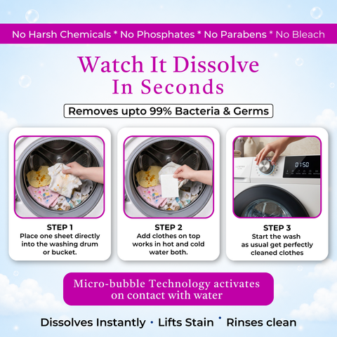 SoftTouch Baby Detergent Sheets