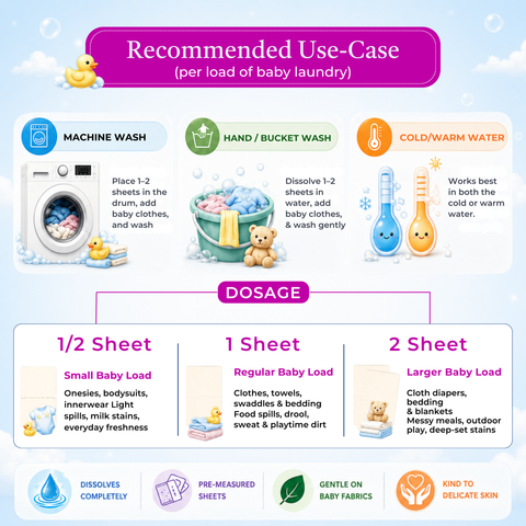 SoftTouch Baby Detergent Sheets