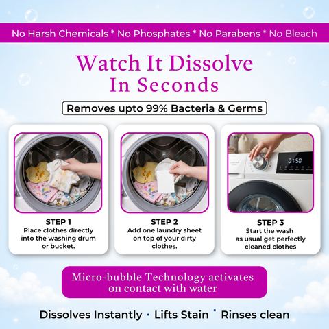 SoftTouch Baby Detergent Sheets