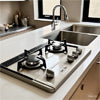 Gas stove & sink
