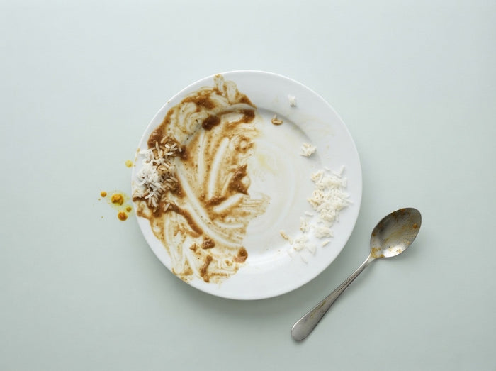 Greasy dishes before